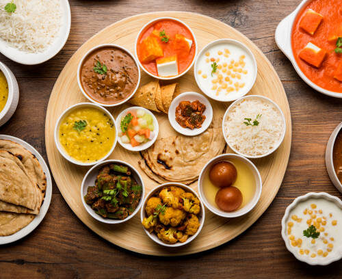 Indian thali styling
