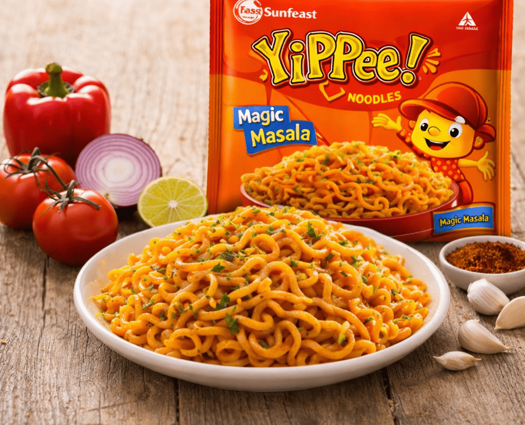 “Sunfeast YiPPee noodles ad food styling”