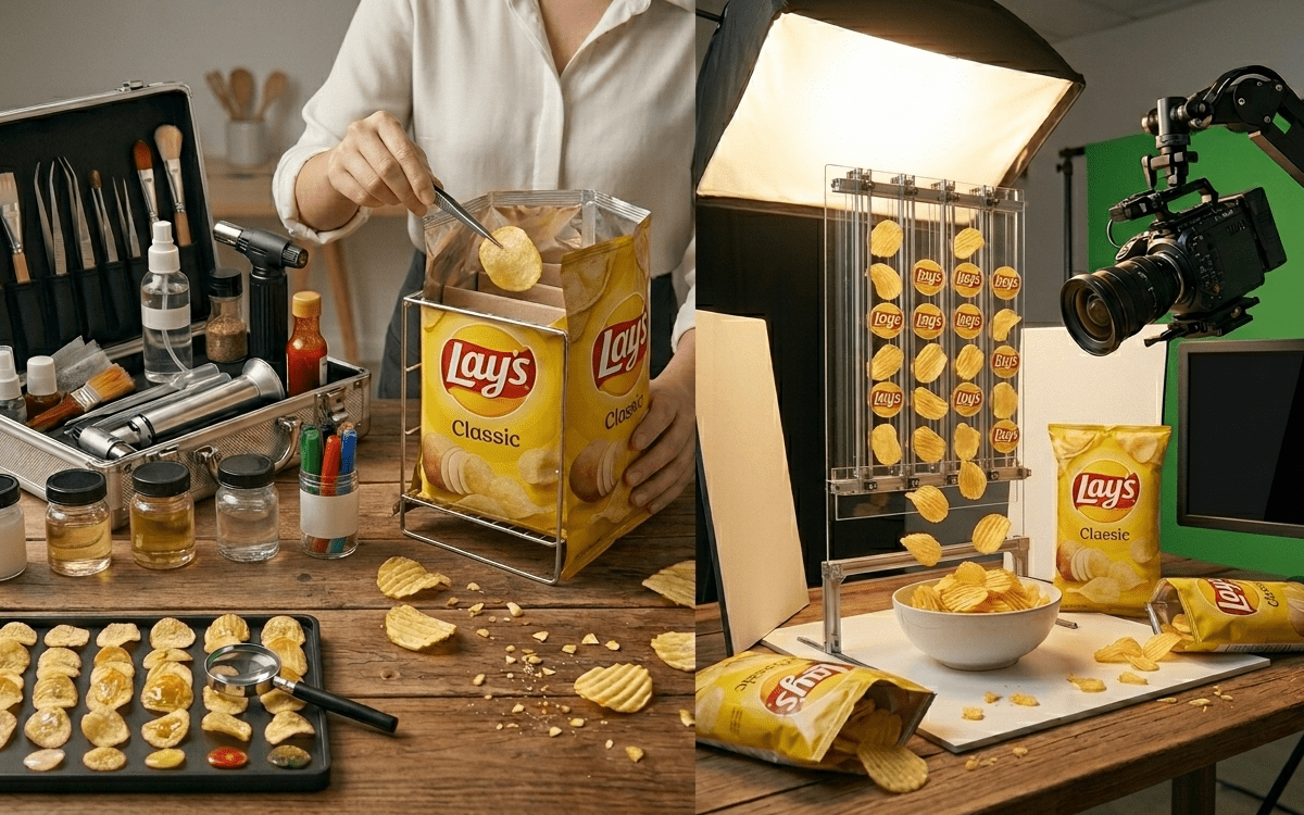 Chips Food Styling: How Chips Brands Style Crispy Snacks for TV Advertisements