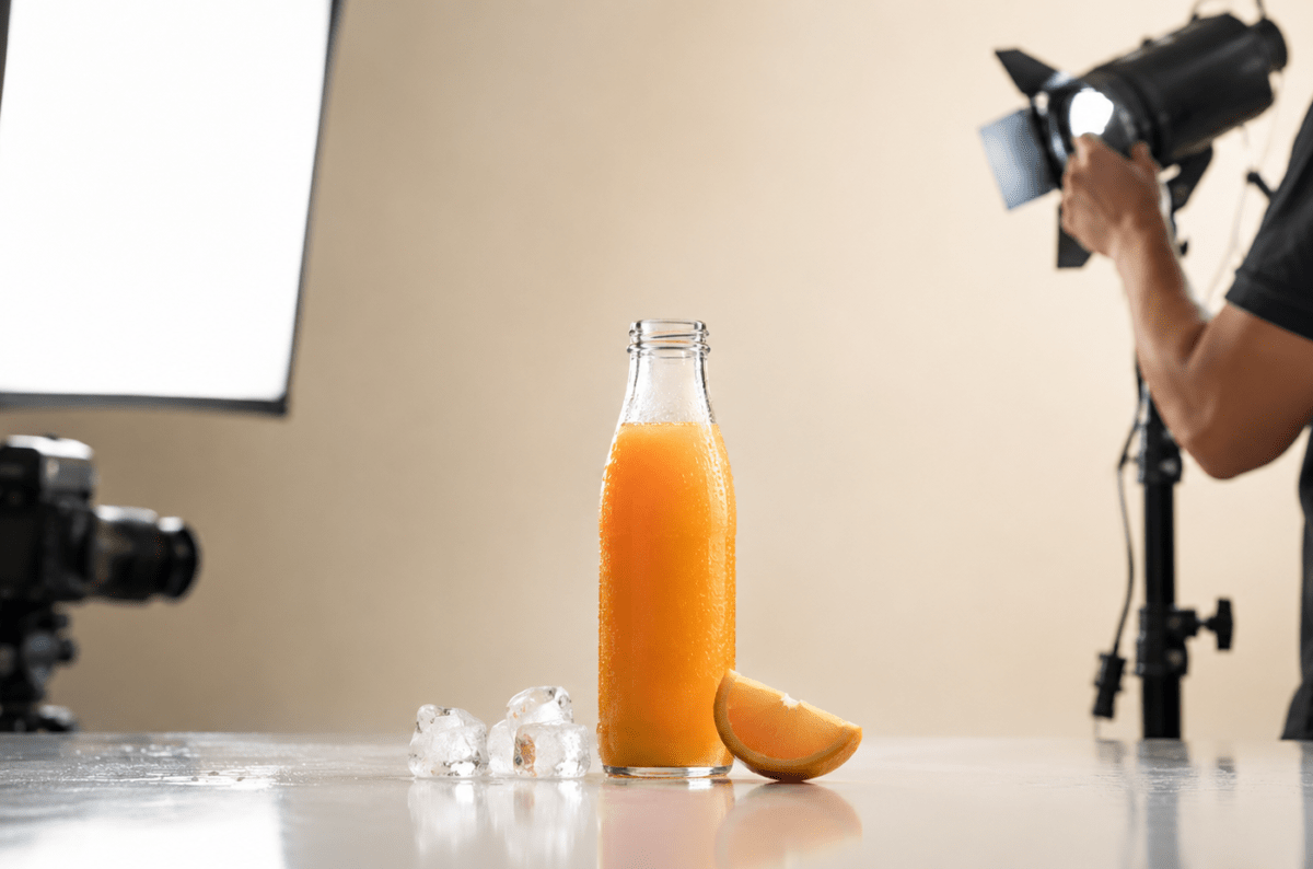 Beverage Advertisement Shoot: Behind the Scenes of Professional Drink Commercial Production